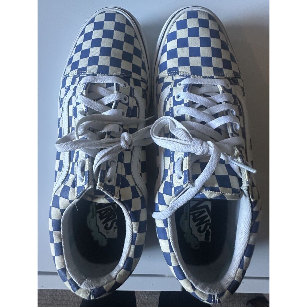 🔥 Vans ComfyCush Old Skool Checker Lapis Blue – Men’s Size 12 – Like New! 🔥